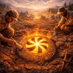 Где впервые найден символ Коловрата