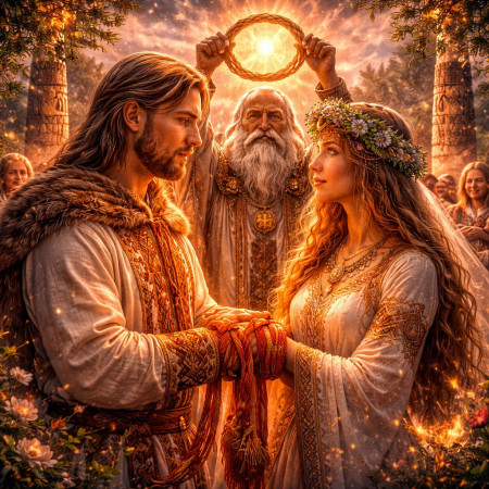 Как обряд венчания вырос из языческого священного союза