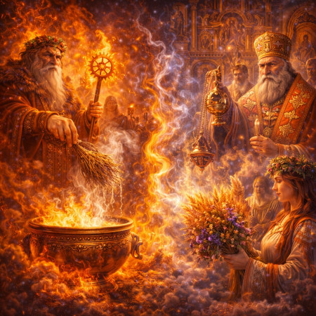 Как в церковной службе живут древние славянские обряды