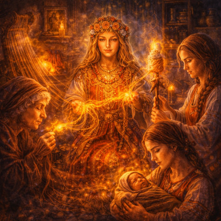 Макошь и женская доля: культ судьбы в быту