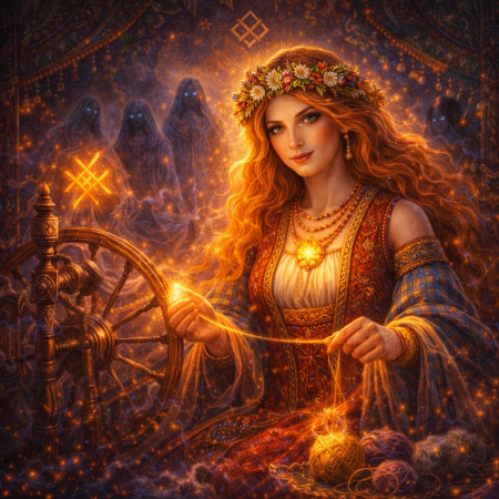 Макошь: великая пряха судеб и хранительница женской силы