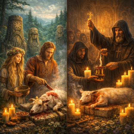 Почему церковь переняла жертвоприношения, но изменила смысл
