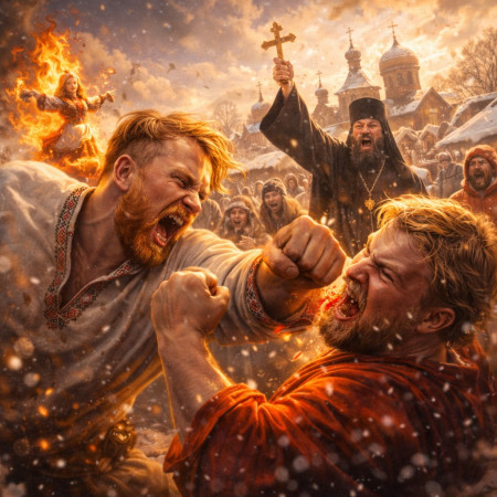 Почему церковь запрещала кулачные бои на Масленицу