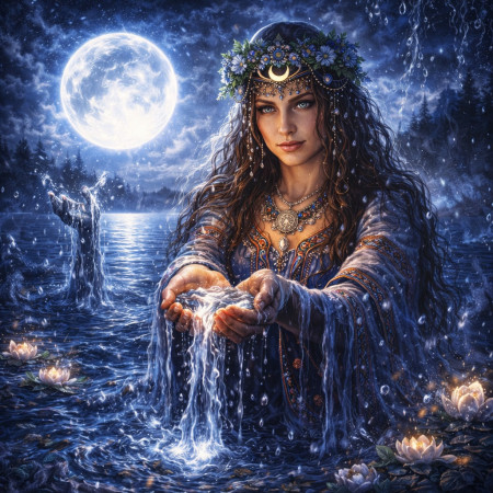 Почему Макошь связана с водой и луной