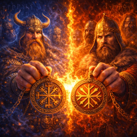 Почему викинги и славяне использовали одинаковые символы