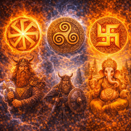 Славянский Коловрат и его аналоги у кельтов и индийцев