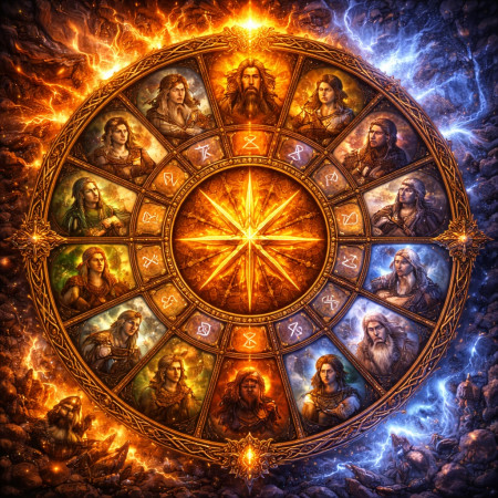 Сварожий круг и двенадцать чертогов