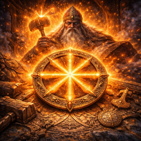 Восьмилучевой Коловрат — знак Сварога