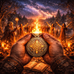 Языческий ритуал под звёздами: оберег мастерской Брокка и древние знания Языческий ритуал под звёздами: оберег мастерской Брокка и древние знания