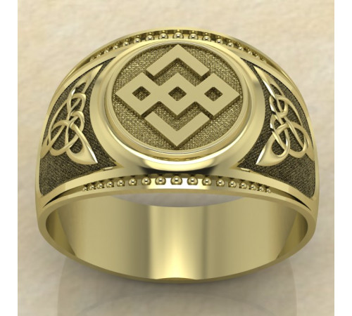 Печатка Громовик летящий золото