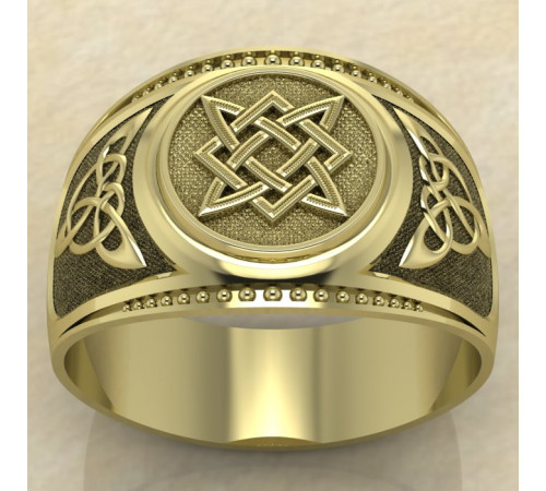 Печатка Звезда Руси золото