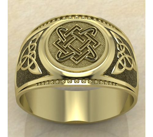 Печатка Звезда Лады золото