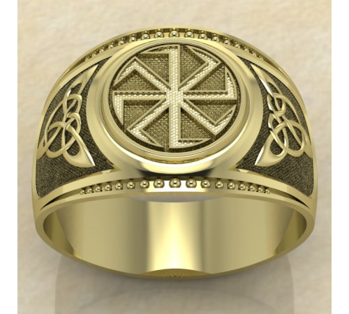 Печатка Коловрат посолонь золото