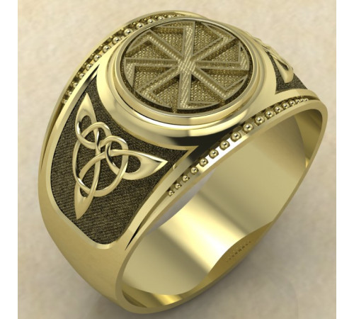 Печатка Коловрат посолонь золото