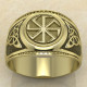 Печатка Коловрат противосолонь золото