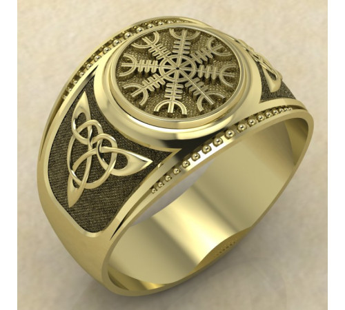 Печатка Шлем Ужаса золото