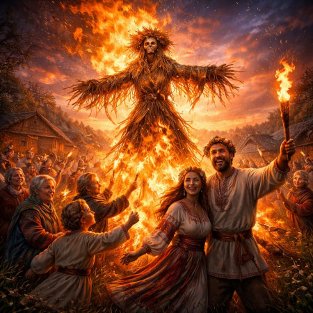 27 марта 2026 года, Славянский праздник - Сжигание чучела Худа