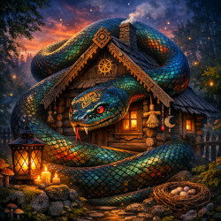 Змей-оберег дом