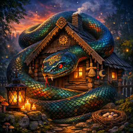 Змей-оберег дом