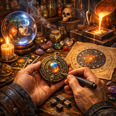 Как в мастерской Брокка создают амулет под судьбу конкретного человека