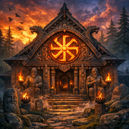 Что означает Коловрат на древних храмах