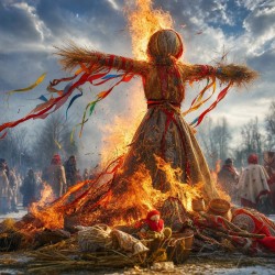 Масленица без блинов и открыток: что сжигают вместе с чучелом