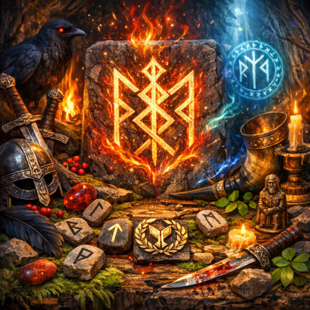 Тайные символы победы в рунических ставах