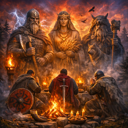 Кому молились воины перед битвой?