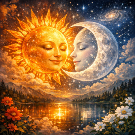 Почему луна и солнце всегда изображались рядом