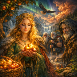 Идунн и яблоки молодости: как боги едва не состарились навсегда