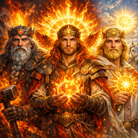 Сварог, Сварожич и Даждьбог — отцы светлого мира