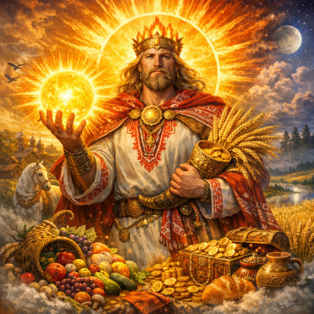 Даждьбог: солнечный даритель или владыка земного достатка