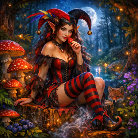 Шутовка — лесная обольстительница