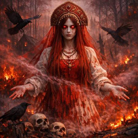 Красная девка — дух гибели