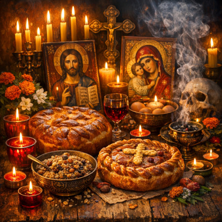Пироги, свечи и иконы: что общего у поминальных обрядов