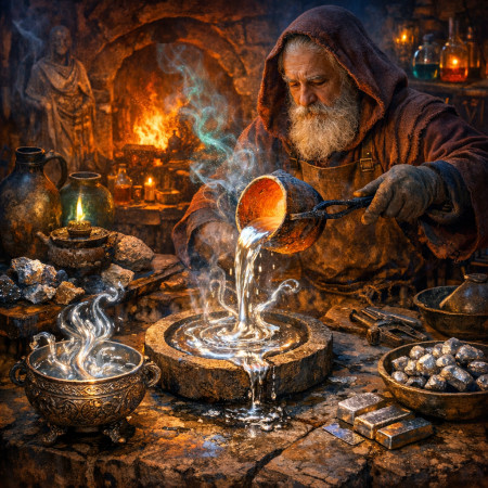 Как в древности создавали “живое” серебро