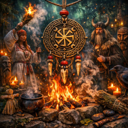 Языческий обряд очищения: оберег мастерской Брокка против порчи Языческий обряд очищения: оберег мастерской Брокка против порчи