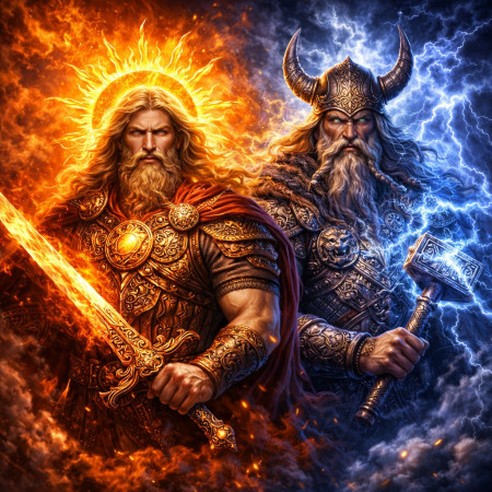 Даждьбог и Перун: союз солнца и молнии