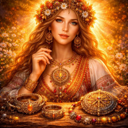 Коловрат в женских украшениях — оберег от разрушения рода