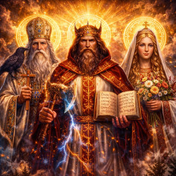 Славянские боги в ризах святых