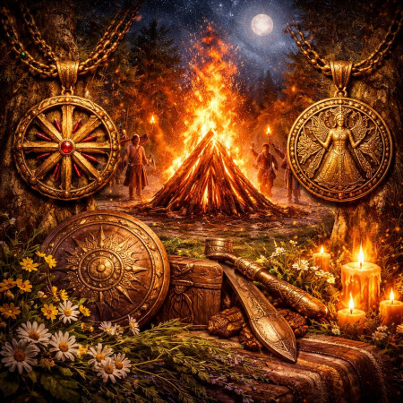 Традиции ритуальных огней: обереги мастерской Брокка и языческий костёр