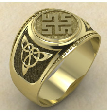 Печатка Боговник золото