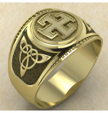 Печатка Богодар золото