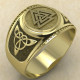 Печатка Валькнут золото