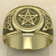 Печатка  Пентаграмма золото