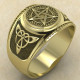 Печатка  Пентаграмма золото