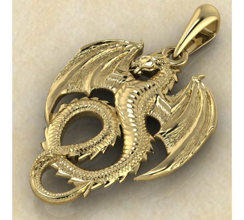Дракон золото