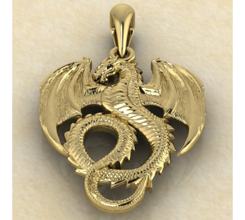 Дракон золото