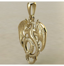 Дракон золото