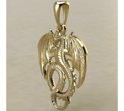 Дракон золото